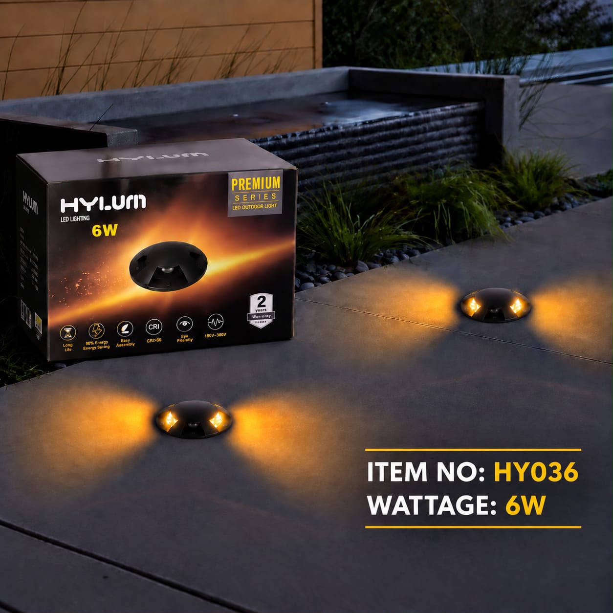 GROUND BARRIER – OUTDOOR LIGHT – HY036